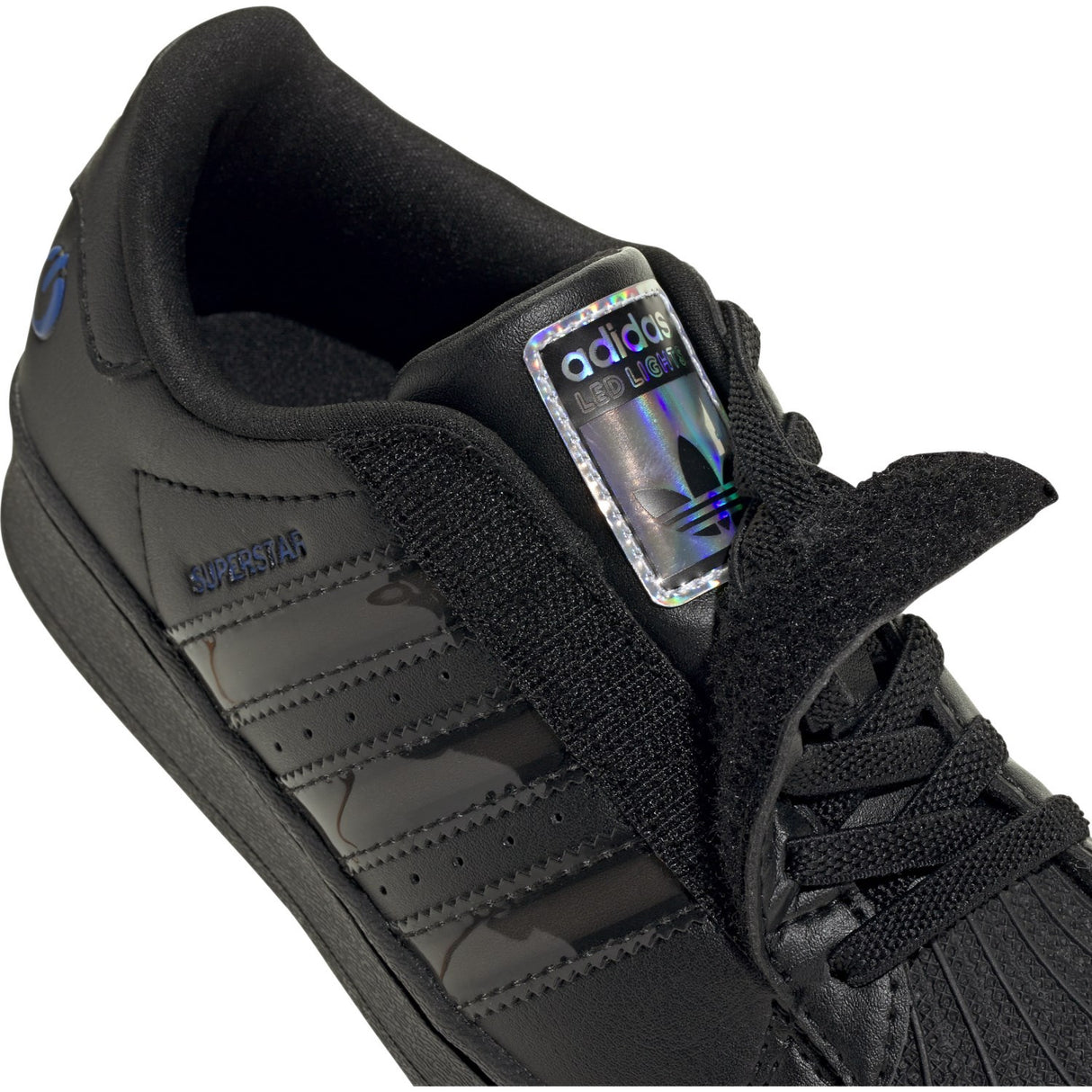 adidas Originals Core Black/Core Black/Preloved Violet Superstar Led Lights Cf El C Sneakers