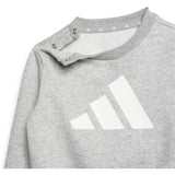 adidas Originals Medium Grey Heather/White I Bl Fl Jog 240 Sweat Set
