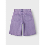 Name It Orchid Overdyed Nkfrose Dnm Hw Long Shorts 4009-Za F