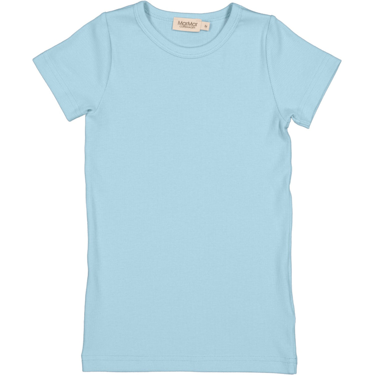 MarMar Modal Fine Rib Heavenly Blue Tago T-shirt