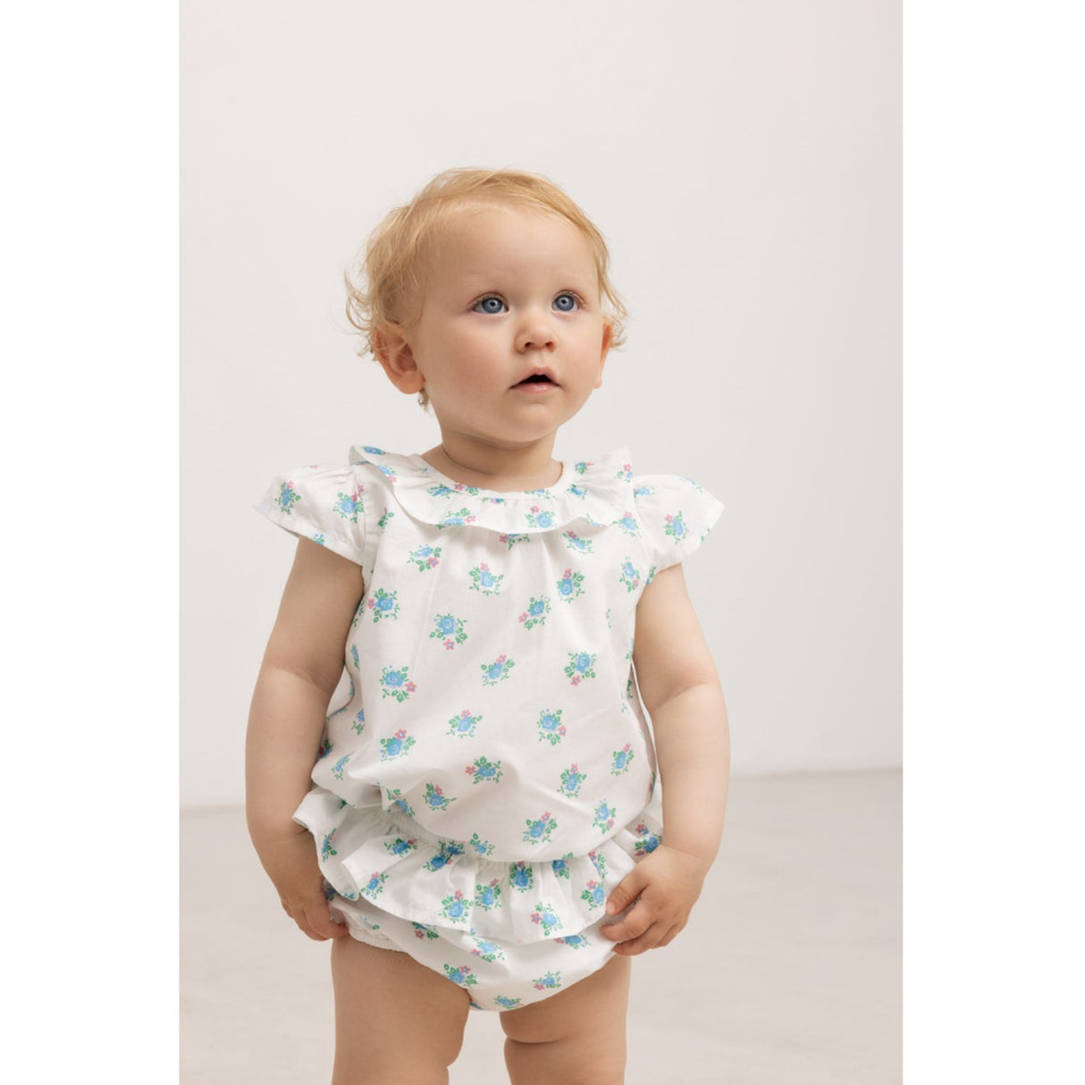 MarMar Poplin Summer Bouquet Talsa SS Top