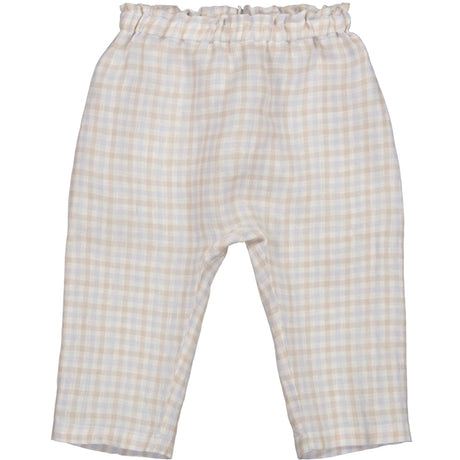 MarMar Fine Linen Summer Check Panu L Pants