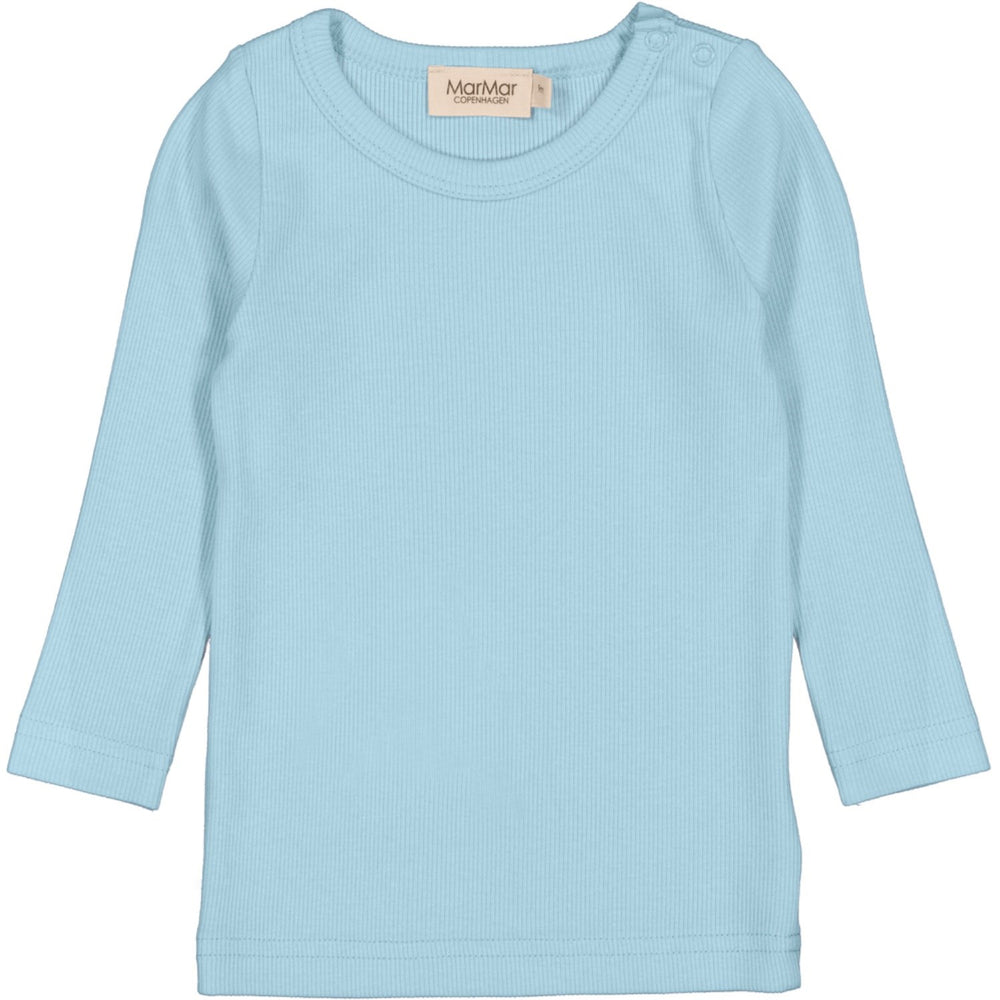 MarMar Modal Fine Rib Heavenly Blue Tani Blouse