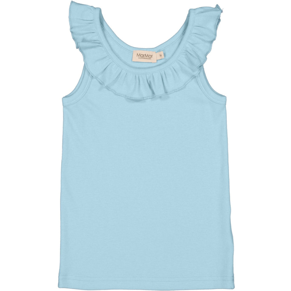 MarMar Modal Fine Rib Heavenly Blue Tamar Top