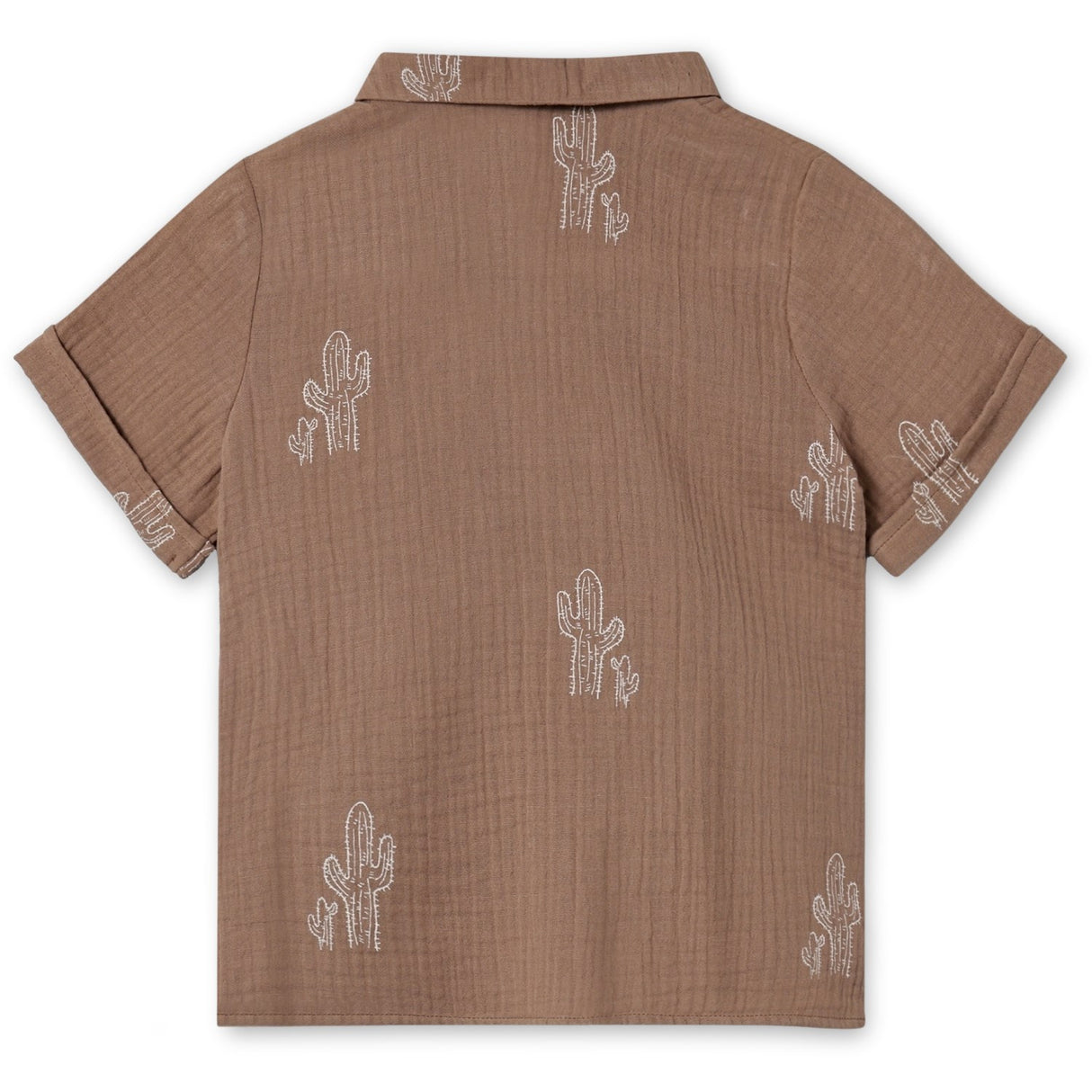 Fliink Pine Bark Cactus Aop Hello Shirt