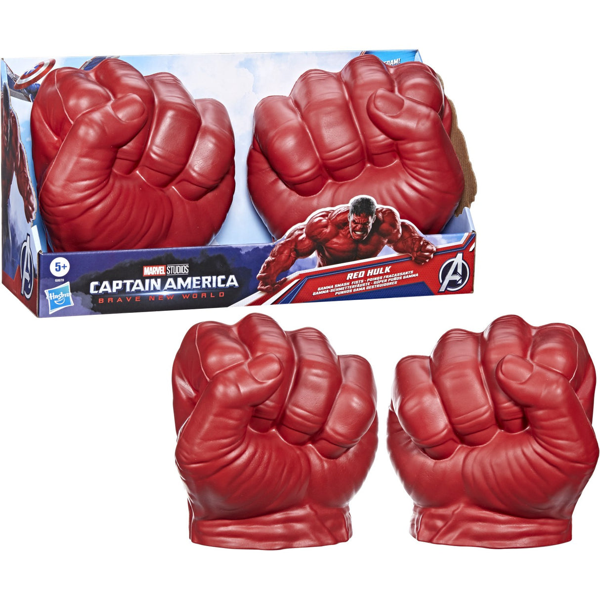 Marvel Avengers Brave New World Red Hulk Gamma Smash Fists