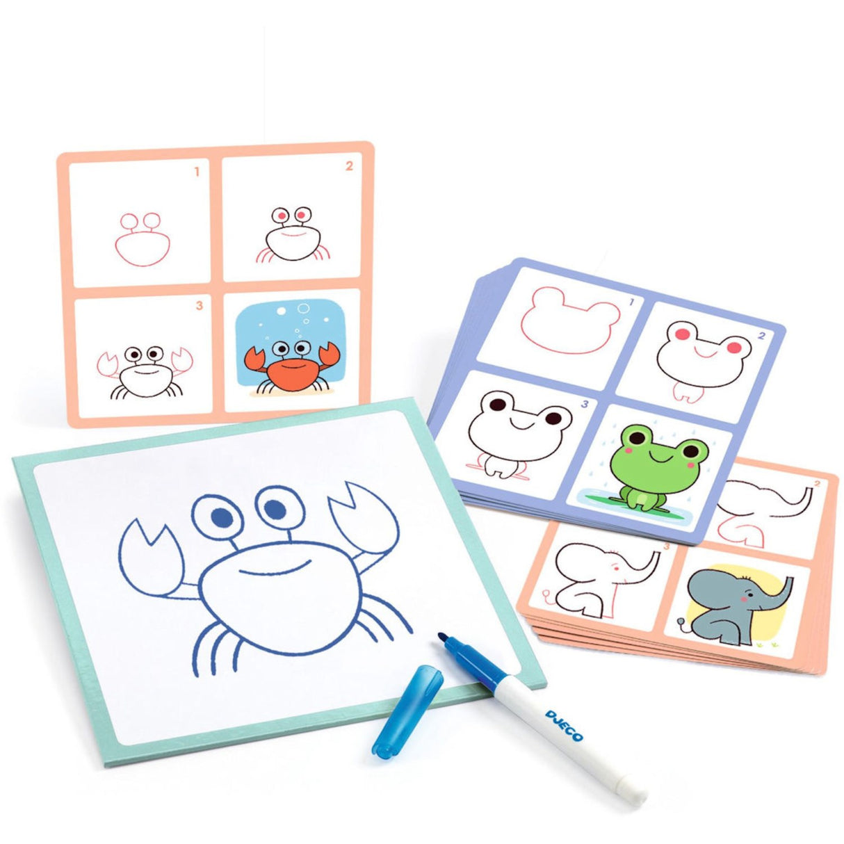 Djeco Game - Step by step, Baby Animals