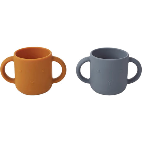 LIEWOOD Rabbit Blue Wave Gene Cup 2-pack