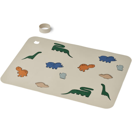 LIEWOOD Dinosaurs / Mist Jude Printed Placemat