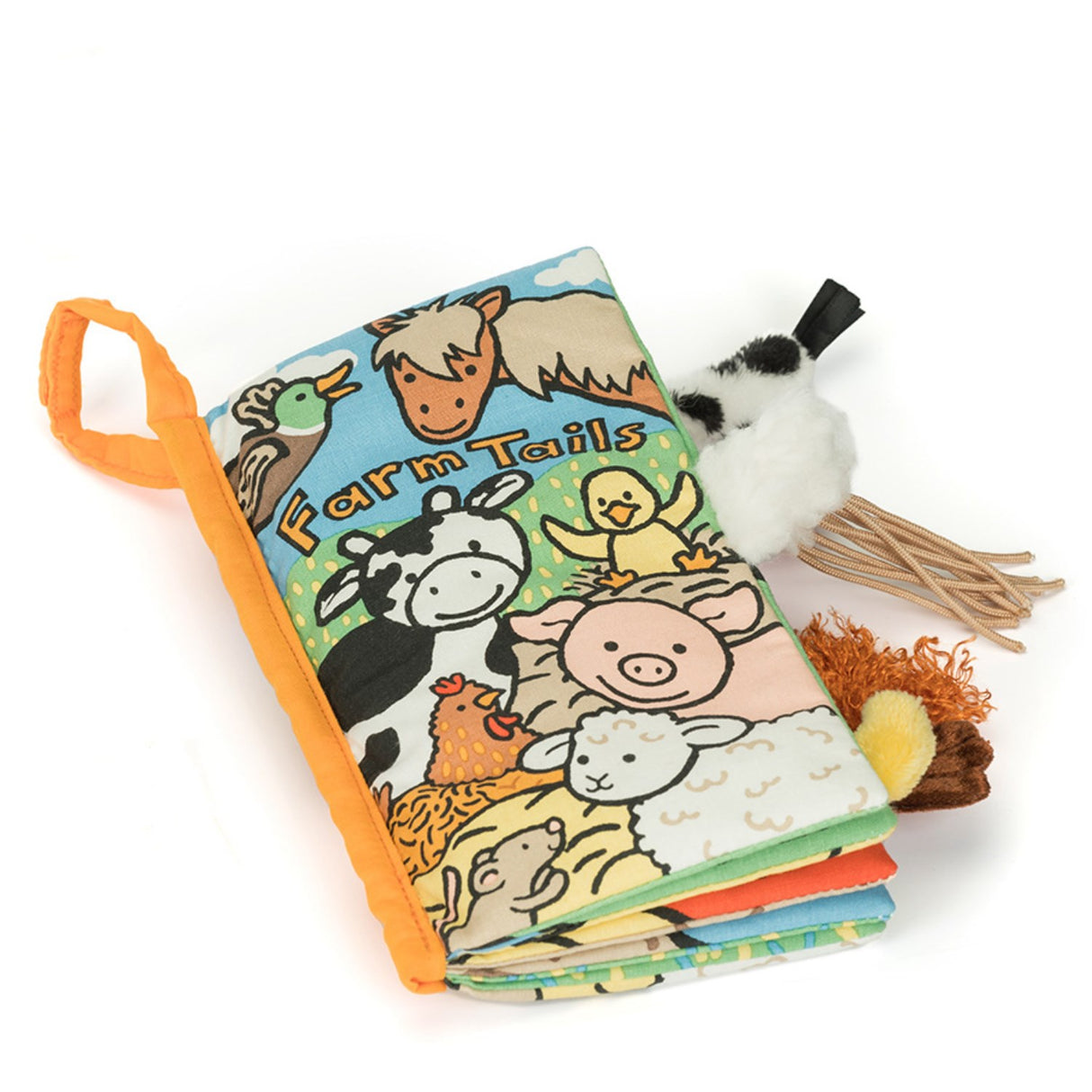 Jellycat Baby, Tail Book, Farm Tails
