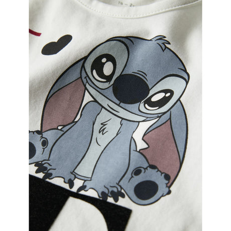 Name It Bright White Nmfjamin Stitch Ls Top Box Noos Wdi