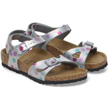 Birkenstock Rio AS Kids BF Elec. Metallic SilverDots