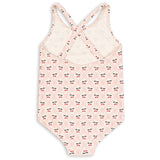 Konges Sløjd Cherry Pink Motif Merle Swimsuit Grs