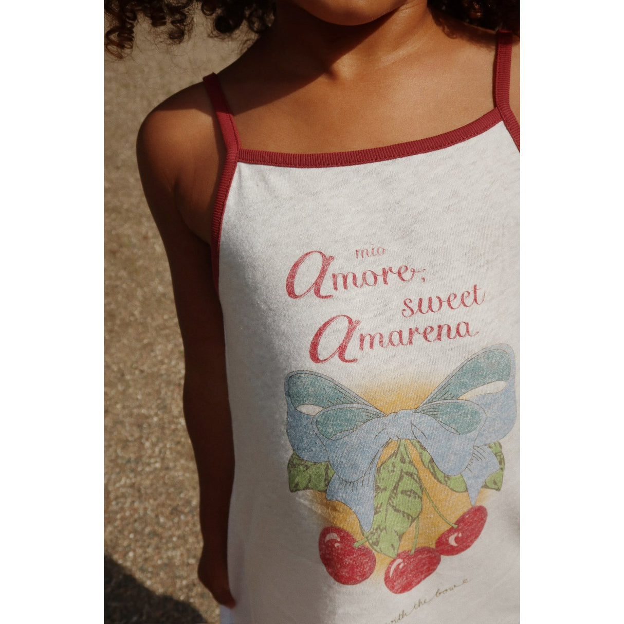 Konges Sløjd Off White/Amarena Era Strap Dress Ocs