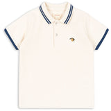 Konges Sløjd Antique White Florian Polo Shirt Gots