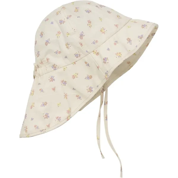 En Fant Sun Hat With Strings Eggnog