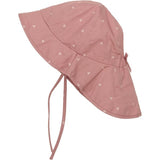 En Fant Sun Hat With Strings Old Rose 3