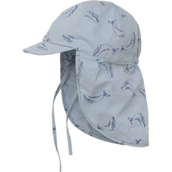 En Fant Sun Hat With Strings Dusty Blue 3