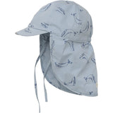 En Fant Sun Hat With Strings Dusty Blue 3