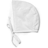 Lalaby Linn Bonnet - White Dot