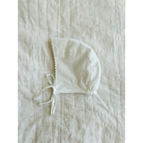 Lalaby Linn Bonnet - White Dot
