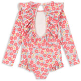 Konges Sløjd Rose Anglaise Manuca Ls Swimsuit Grs