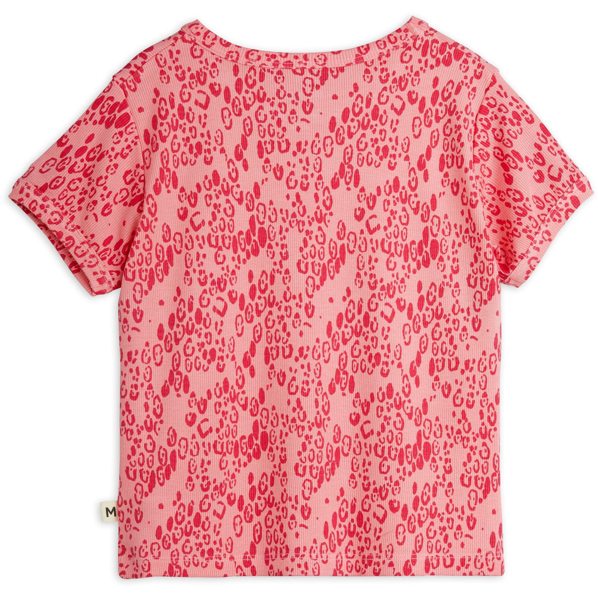 Mini Rodini Pink Mini Leopard AOP Ss Tee