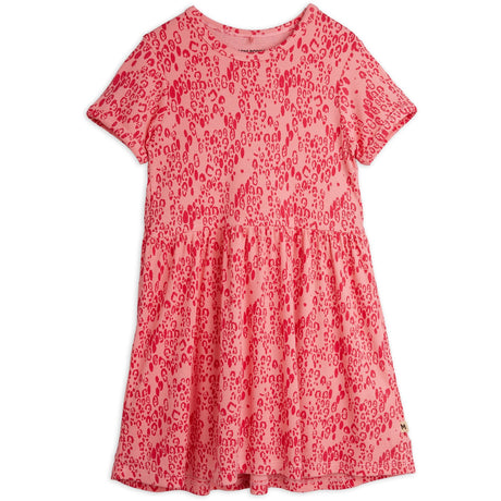 Mini Rodini Pink Mini Leopard AOP Dress