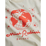 Mini Rodini Offwhite Mini Rodini Society Sp Ss Tee