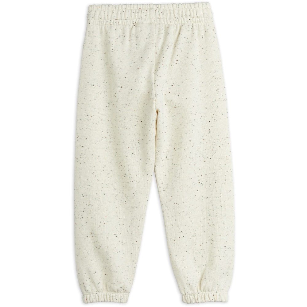 Mini Rodini Offwhite Bird Emb Neps Sweatpants