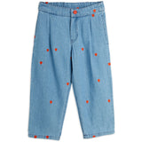 Mini Rodini Blue Mini Hearts Aoe Woven Trousers