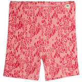 Mini Rodini Pink Mini Leopard AOP Bike Shorts