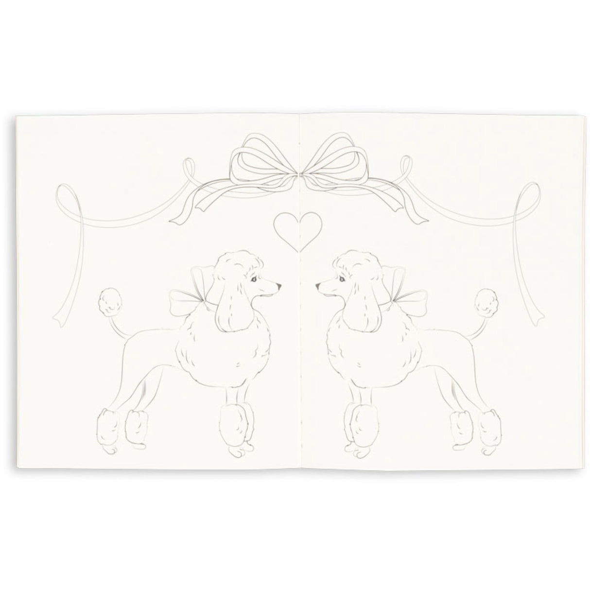 Konges Sløjd Green Tea Check Coloring Book And Color Pencils Fsc