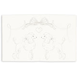 Konges Sløjd Green Tea Check Coloring Book And Color Pencils Fsc