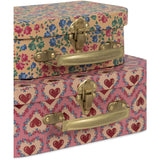 Konges Sløjd Pink 2 Pack Suitcase Fsc