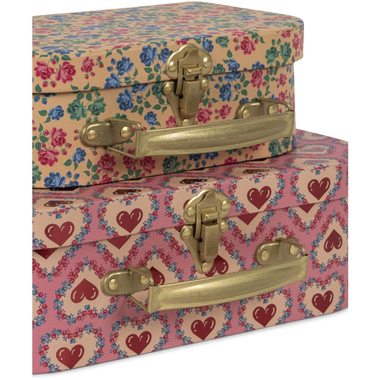 Konges Sløjd Pink 2 Pack Suitcase Fsc