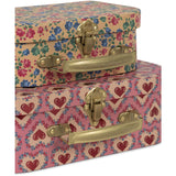 Konges Sløjd Pink 2 Pack Suitcase Fsc