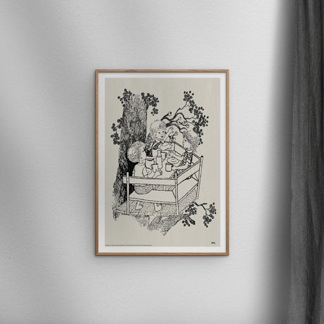 Poster & Frame Astrid Lindgren - The Wood Cabin - Lotta