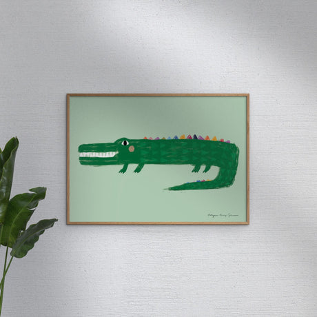 Poster & Frame Wild Apple - Crocodile