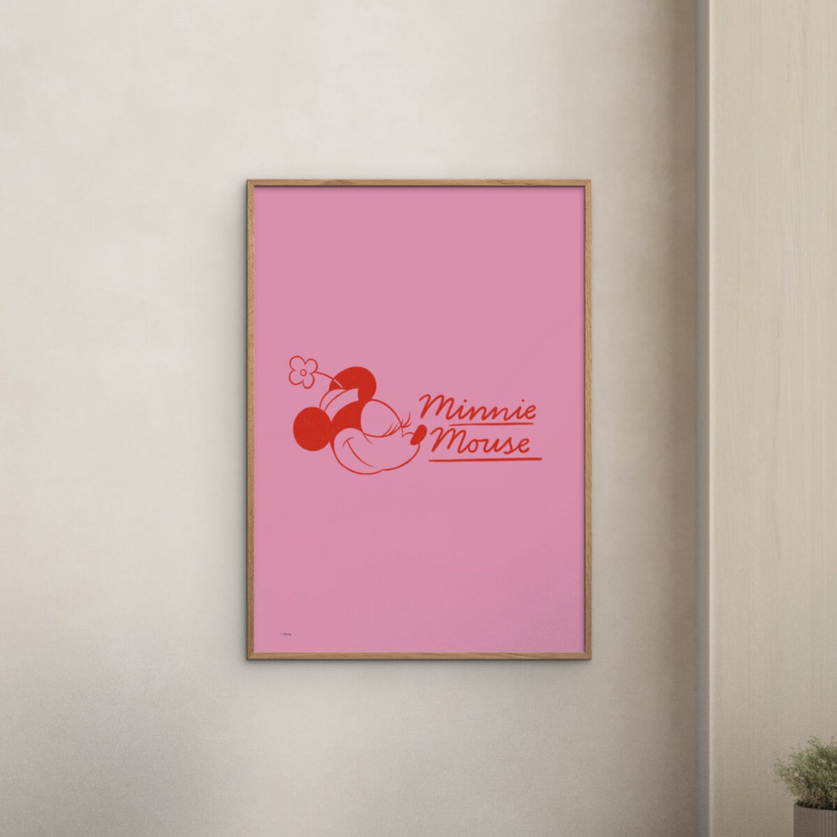 Poster & Frame Disney - Minnie Mouse Red