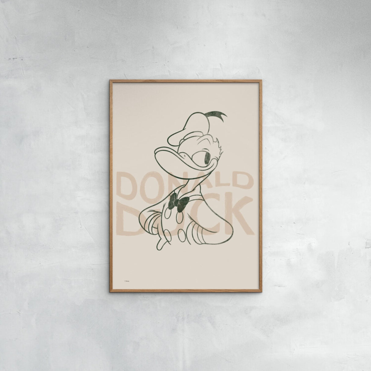 Poster & Frame Disney - Donald Duck Green