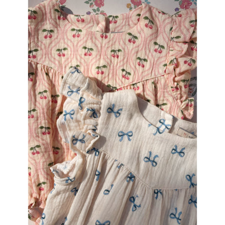 Konges Sløjd Bow Bleu Coco Romper Gots