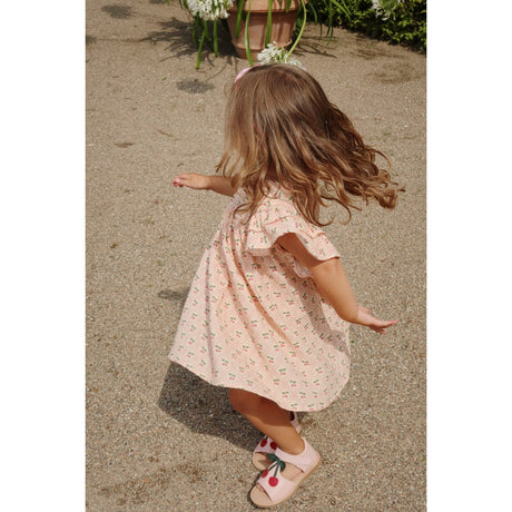 Konges Sløjd Cherry Pink Motif Coco Dress Gots