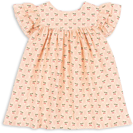 Konges Sløjd Cherry Pink Motif Coco Dress Gots