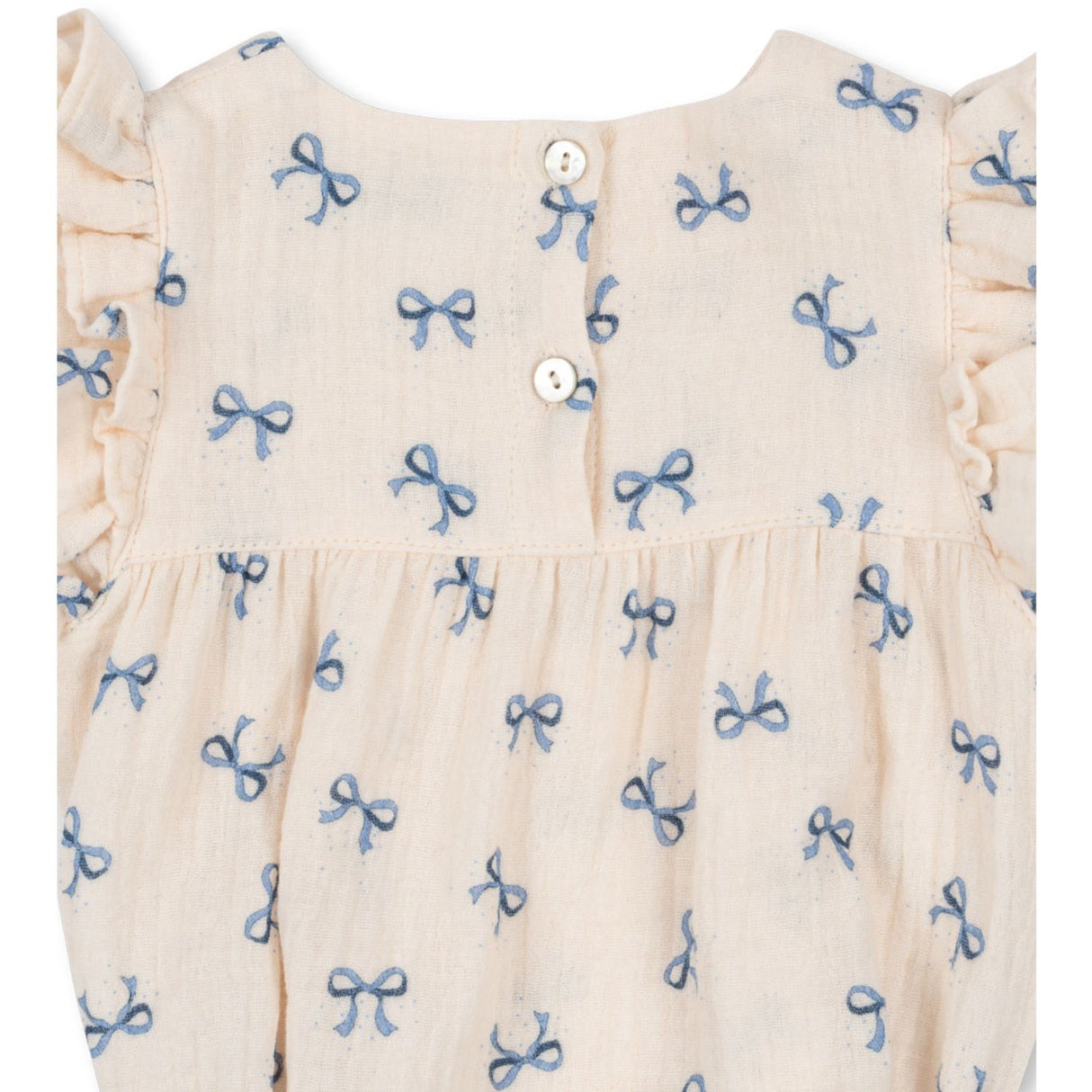 Konges Sløjd Bow Bleu Coco Romper Gots