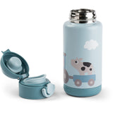 DonebyDeer Blue Thermal Bottle Tiny Farm 340 Ml