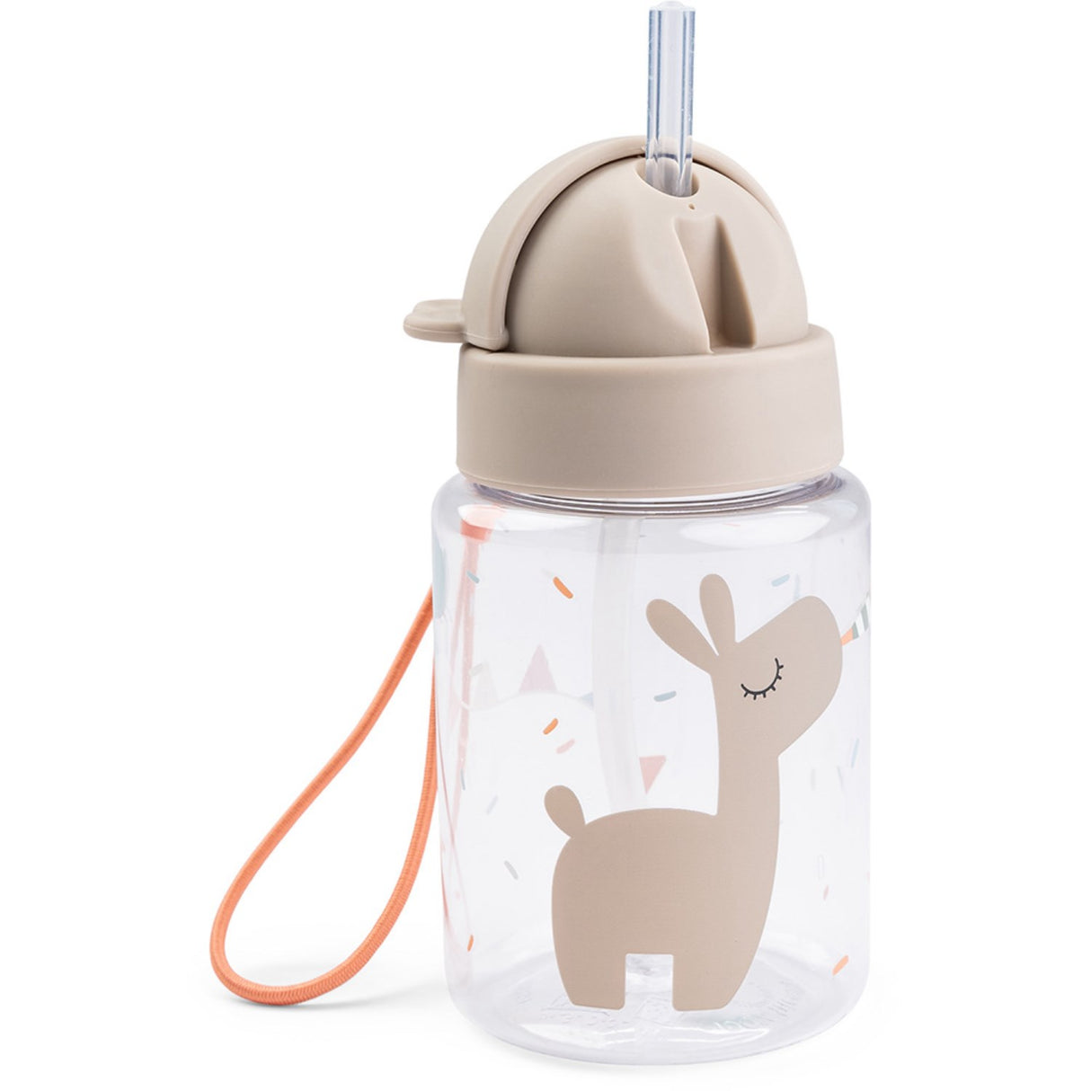 DonebyDeer Sand Water Bottle With Straws Celebration 280 Ml