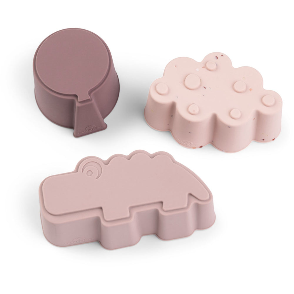 DonebyDeer Powder Silikoneforme 3-pak Happy Clouds