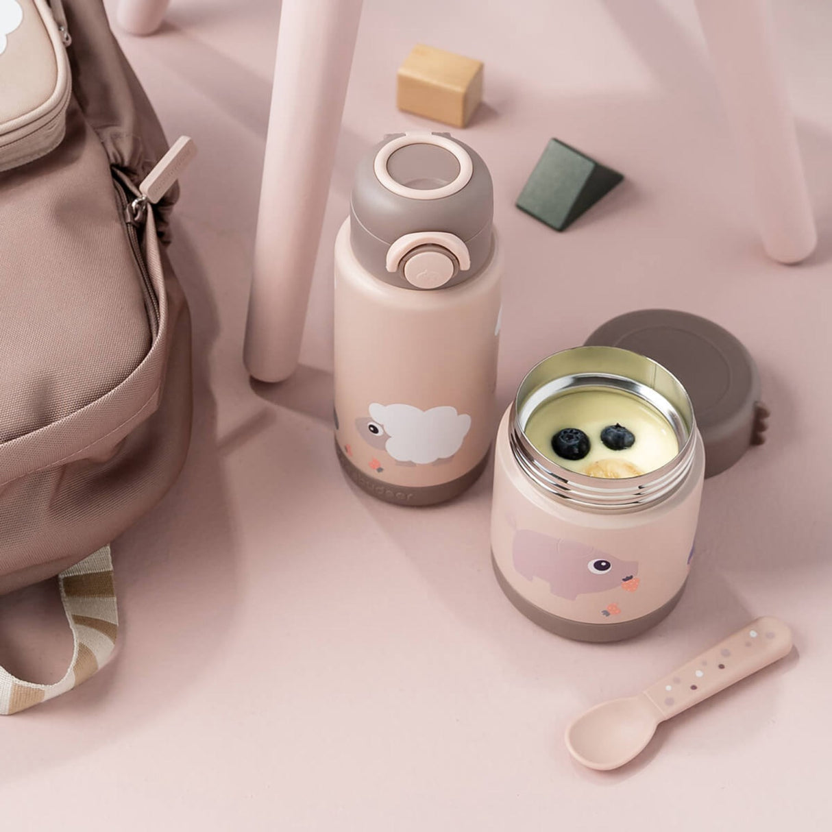 DonebyDeer Powder Thermal Food Jar Tiny Farm 300 Ml