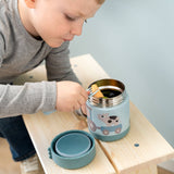 DonebyDeer Blue Thermal Food Jar Tiny Farm 300 Ml